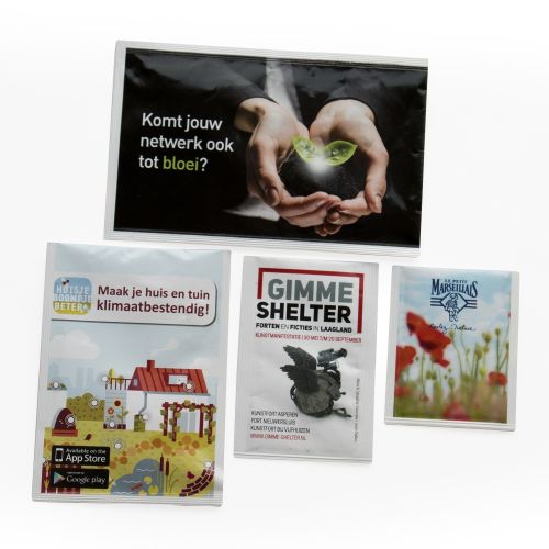 Frøposer 55 x 55 mm tomatfiberpapir - Billede 3